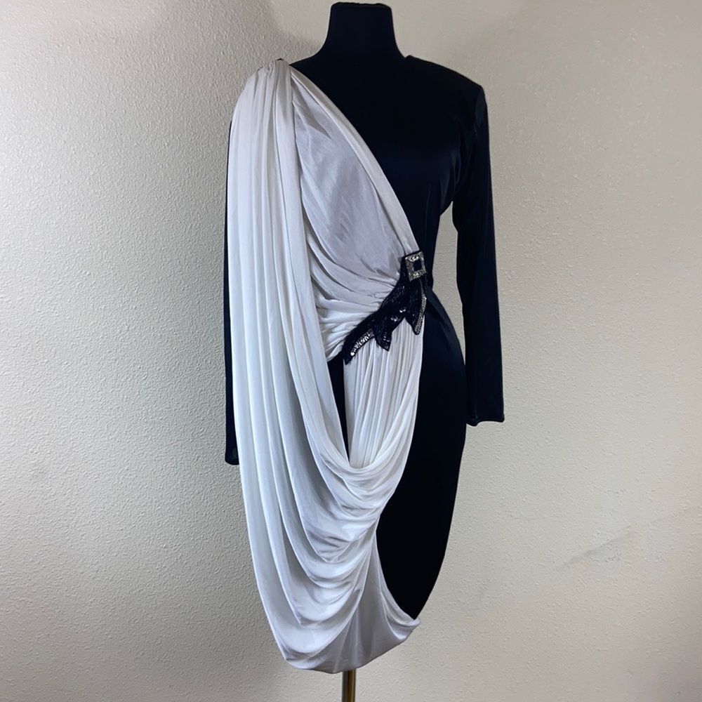 VINTAGE SUSAN ROSELLI  FOR VIJACK WOMEN DRESS SIZE 5/6 - Picture 2 of 13